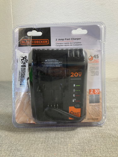 Black and Decker 2amp 45min Fast Charger BDCAC202B