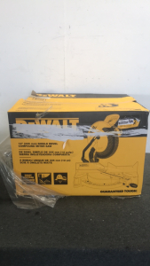 Dewaltv12” Single Bevel Compound Miter Saw