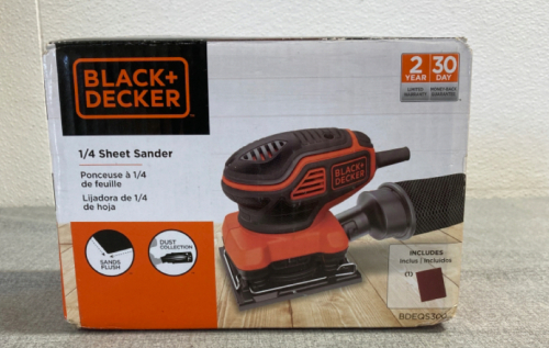 Black and Decker 1/4 Sheet Sander BDEQS300