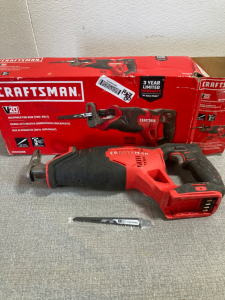 Craftsman V20 Lithium Ion Recirprocating Saw (Tool Only) CMCS300B