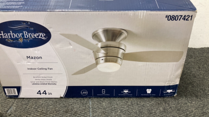 Harbor Breeze 44” Indoor Ceiling Fan