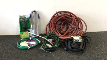 (4) Hoses, (2) Sprinklers