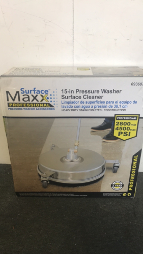 Surface Maxx 15” Pressure Washer Surface Cleaner