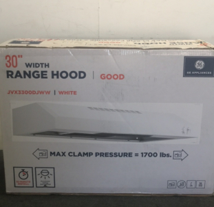 General Electric 30” Width Range Hood