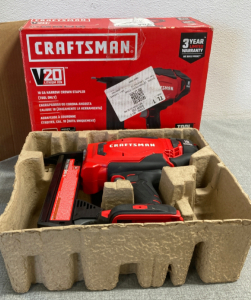 Craftsman 18Ga Narrow Crown Stapler (Tool Only) V20 Lithium Ion