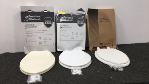 (3) Toilet Seats