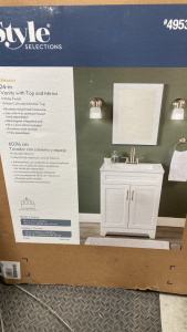 24&rdquo; Vanity With Top and Mirror