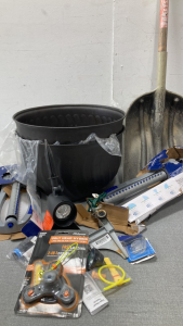 Planters, Shovel, Sprinkler Heads and More