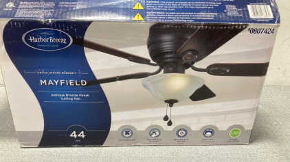 Harbor Breeze 44&rdquo; ceiling fan