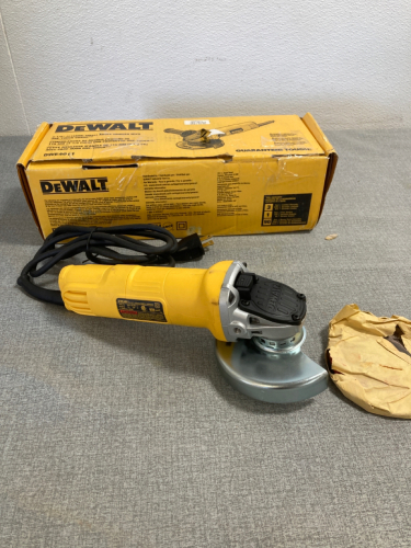 Dewalt DWE4011 4-1/2” Angle Grinder with One Touch Guard