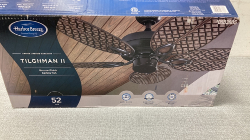 Harbor Breeze 52” ceiling fan