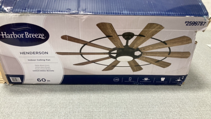 Harbor Breeze 60” Indoor Ceiling Fan