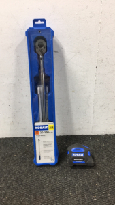 Kobalt Torque Wrench & Kobalt 25ft Tape Measure