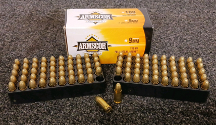 Box of Armscor 9mm Ammo