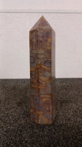 2 lb. Bamboo Jasper Obelisk