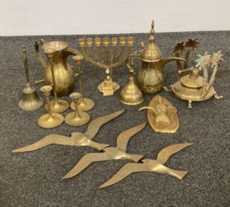 Collection Of Brass Decor