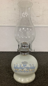 Vintage Goose Design Oil Lamp