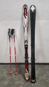 K2 Apache Ski's W/Poles