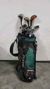 Maxfli Gold Bag W/ Clubs