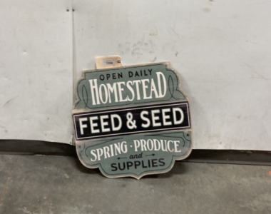 Feed & Seed Open Sign