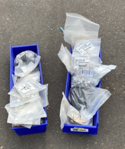 (2) Bins of Assorted Hardware