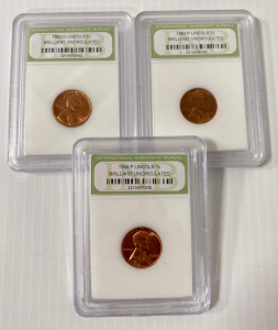 (3) Lincoln Head Pennies Brilliant Uncirculated