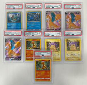 (9) Graded Pok&eacute;mon Cards