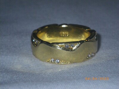 Heavy Wedding Band size 10 marked 925