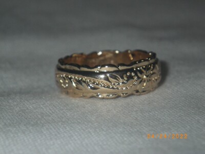 Wedding Band size 5.5 marked 14k