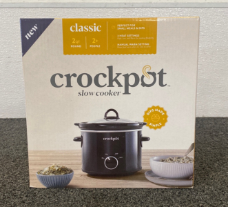 New In Box 2-Quart Crockpot Slow Cooker