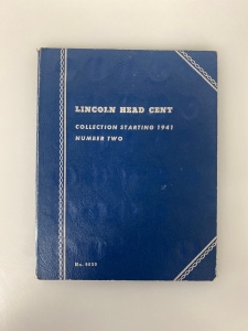 Collection of Lincoln Head Cents in Booklet