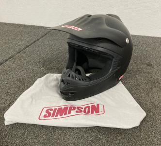 Simpson XL Racing Helmet And Bag