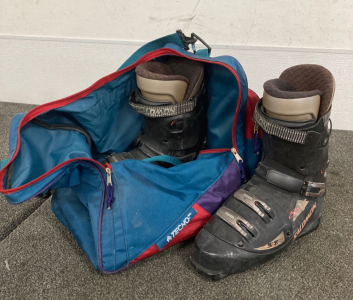 Ski Boots And Bag