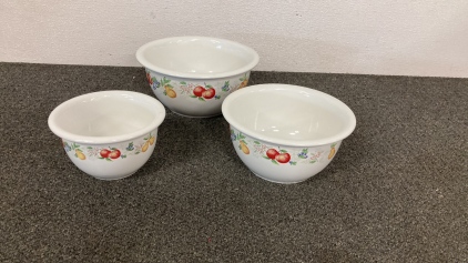 Corelle Coordinates Stoneware 3 Piece Dish Set