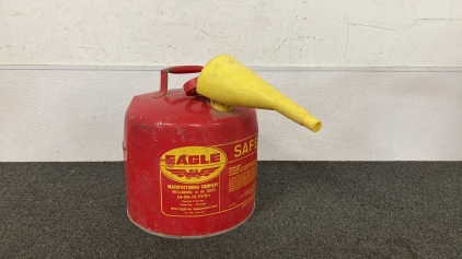 Eagle Manufacturing Company 5 Gallon Metal Safety Can