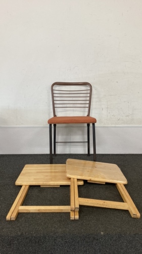 Folding Chair And TV Trays