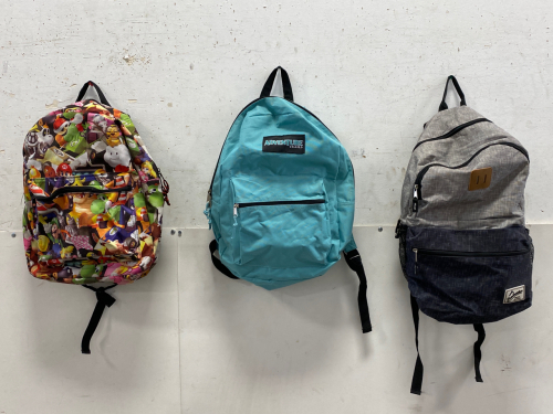 (3) Backpacks