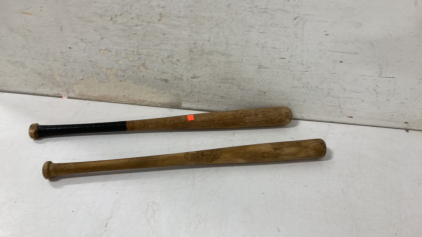 X(2) Vintage Louisville Slugger Bats