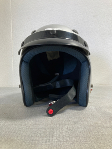 Police Motorcycle Helmet- XL / Silver