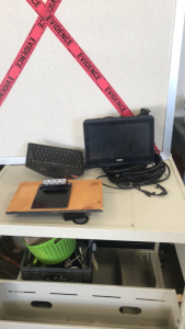 police Havis car computer with wiring