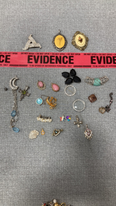 Various pieces of costume jewelry