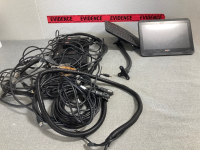 Various Police Vehicle Components: (1) Monitor/Screen, Keyboard and wiring harness