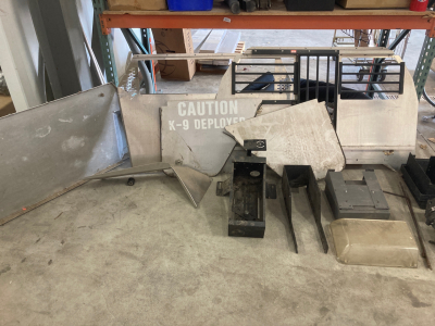 Police Vehicle Panels, Consoles, and assorted Parts