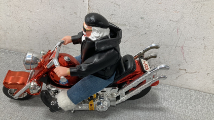 Santa Claus on Motorcycle