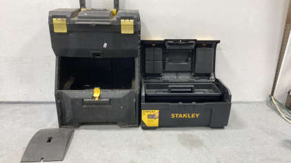 (2) Stanley tool boxs