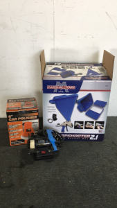 (1) Marshalltown Drywall Hopper (1) Chicago Electric Mini Tool grinder (1) Chicago Electric 6” Car Polisher