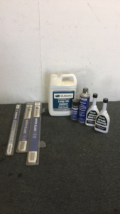 (3) Subaru Wiper Blades (2) 12-Oz Octane Booster Bottles (1) Subaru Professional Foam Cleaner (1) Subaru Ac intake Refresher (1) Subaru Professional Use Engine Coolant