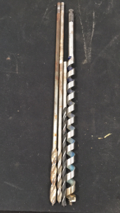 (1) Various Drill Bits (2) Concrete Trawles
