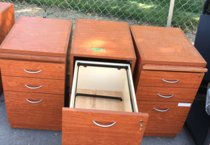 (3) Storage Drawers For The Office