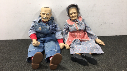 Grandma & Grandpa Porcelain Dolls